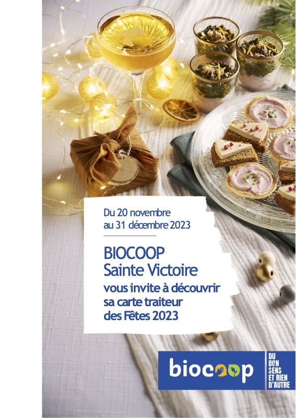 Livret des produits de fête et bon de commande de Noël !