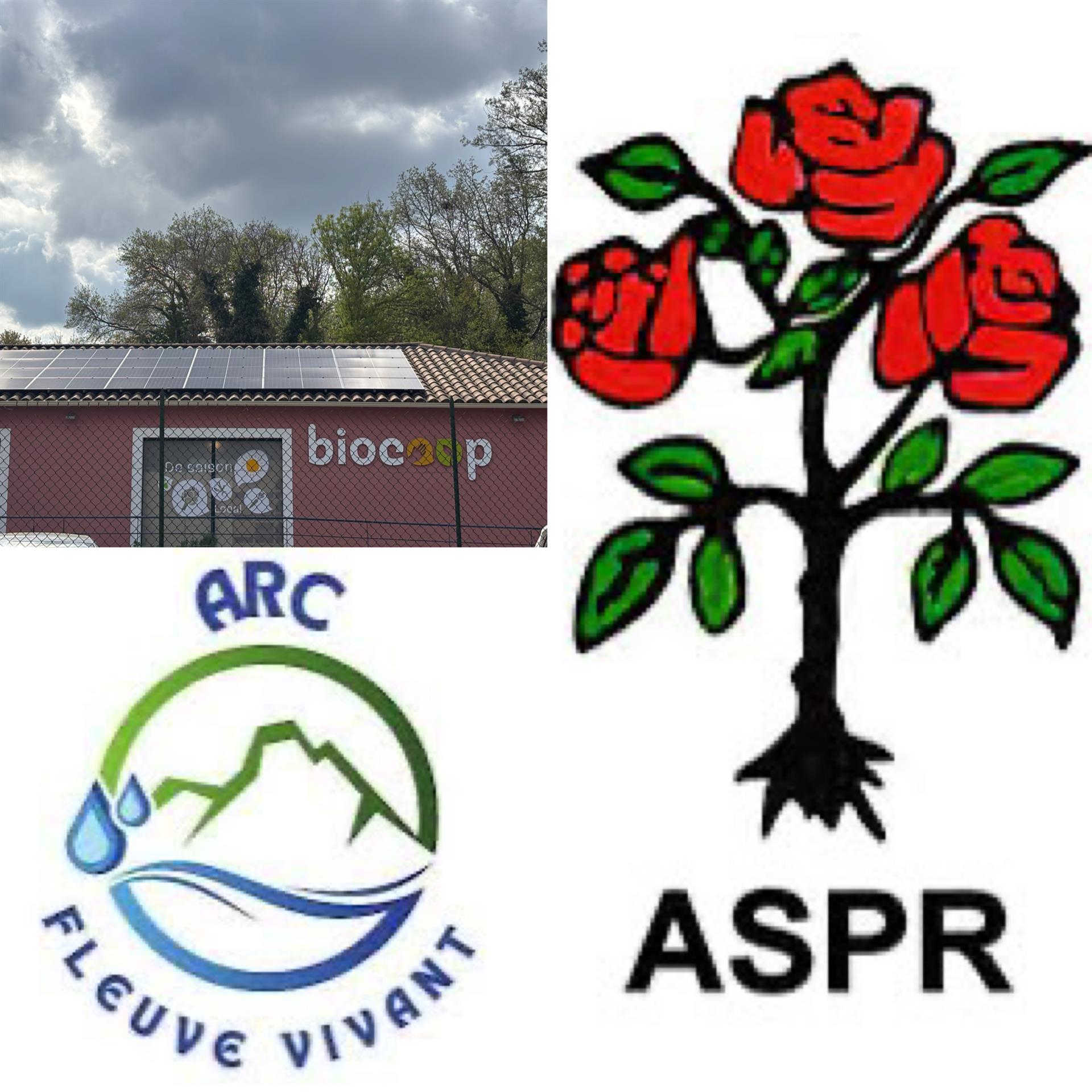 Présence des associations ASPR et Arc Fleuve Vivant 