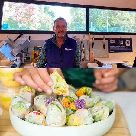 Atelier fabrication nems et rouleaux de printemps, avec Fabien
