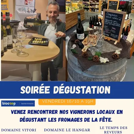 Soirée Dégustation Vins & Fromages Soirée Dégustation Vins & Fromages