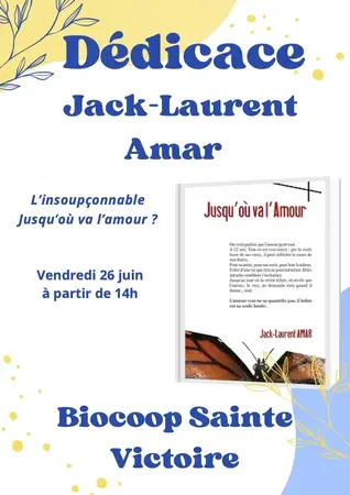 Dédicace Jack Laurent Amar