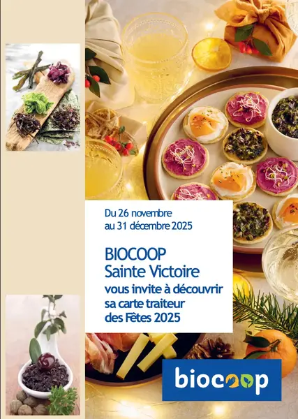 A vos commandes pour les fêtes ! Livret des produits festifs pour vos fêtes de fin d'année